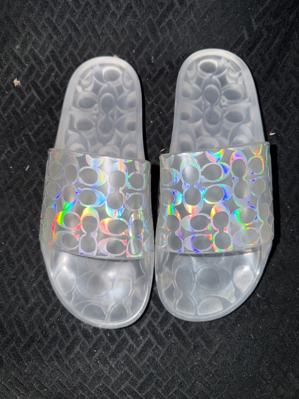 Coach Iridescent Slides- Brand New - Picture 4 of 5